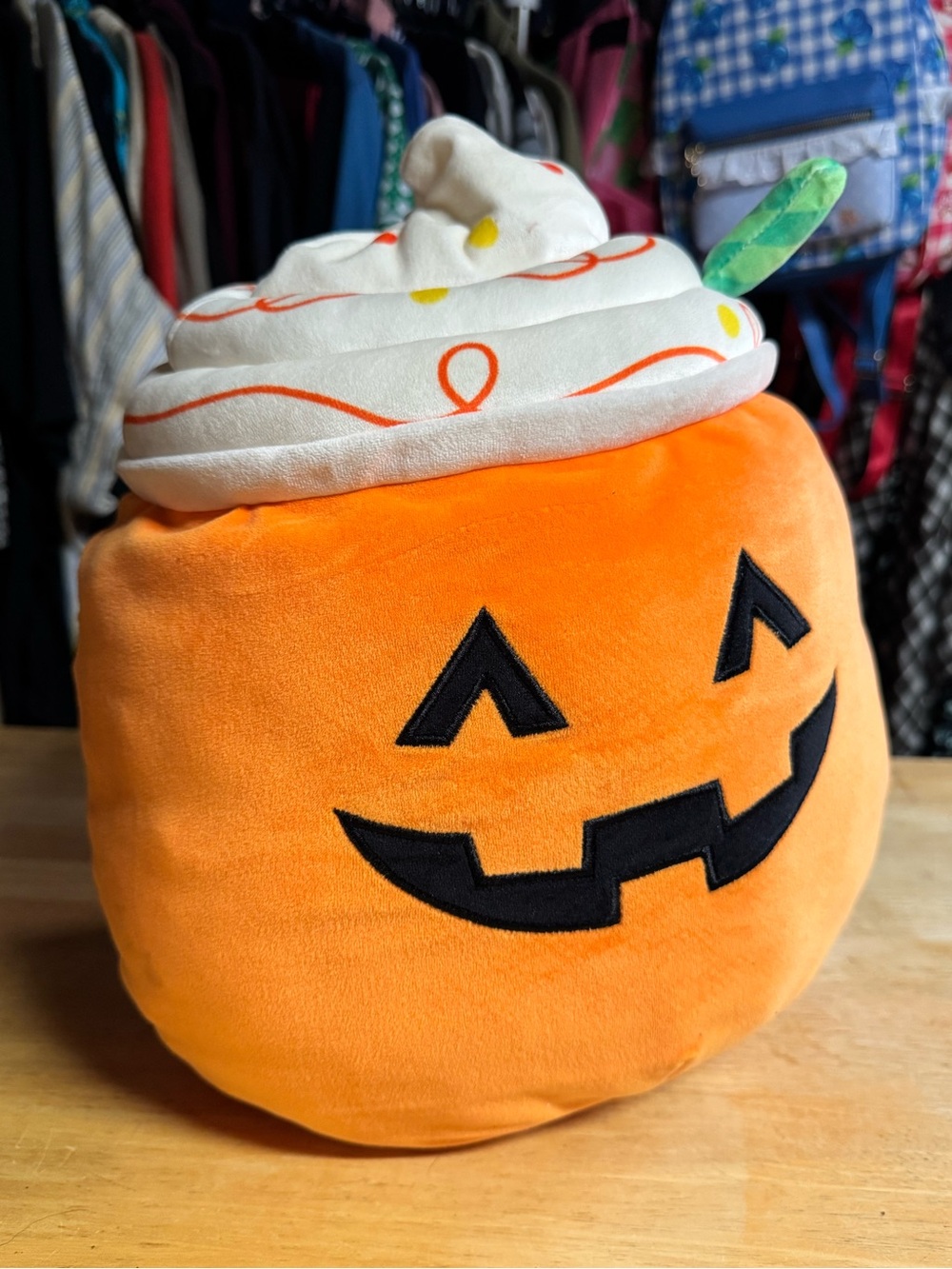 Lester Plush Pumpkin Jack-O'-Lantern Squishmallow